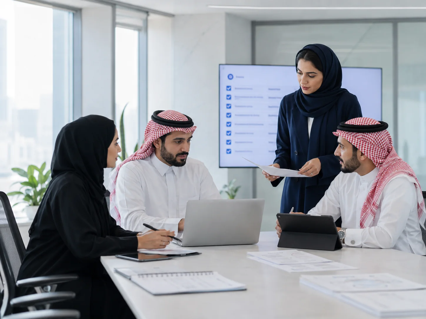 فريق تقني يعمل على تطوير منتج رقمي